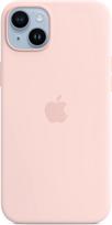apple iphone 14 silicone case with magsafe - Apple "Silicone Case with MagSafe iPhone 14 Plus (MPT73ZM/ A)" Chalk Pink - 1 nuotrauka