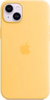 apple iphone 14 silicone case with magsafe - Apple "Silicone Case with MagSafe iPhone 14 Plus (MPTD3ZM/ A)" Sunglow - 2 nuotrauka