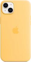 apple iphone 14 silicone case with magsafe - Apple "Silicone Case with MagSafe iPhone 14 Plus (MPTD3ZM/ A)" Sunglow - 4 nuotrauka