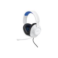 jbl ausiniai - JBL Quantum 100 White Blue (Baltos) - 2 nuotrauka