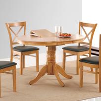 isskleidziamas stalas 90 - Home4you Mix&Match Extendable Dining Table 90/120cm Oak - 3 nuotrauka