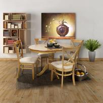 isskleidziamas stalas 90 - Home4you Mix&Match Extendable Dining Table 90/120cm Oak - 4 nuotrauka