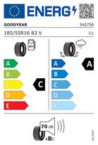 vasarines padangos r16 - Goodyear EfficientGrip Performance 185/55 R16 83V - 2 nuotrauka