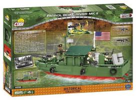konstruktorius cobi - Konstruktorius Cobi Historical Collection Patrol Boat River Mk II, 615 vnt. - 2 nuotrauka