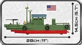 konstruktorius cobi - Konstruktorius Cobi Historical Collection Patrol Boat River Mk II, 615 vnt. - 6 nuotrauka