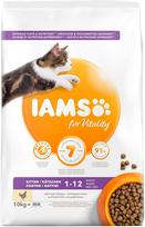 kaciu maistas junior - Iams Cat Kitten & Junior All Breeds Chicken 10 kg - 1 nuotrauka