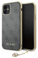 iphone 13 telefono deklas guess - Guess "GUHCP13MGF4GGR 4G Charms Cover iPhone 13" Grey - 1 nuotrauka