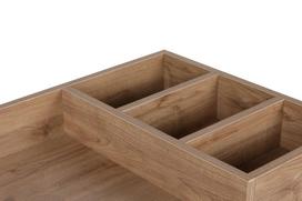 darbo azuolo stalas - Kalune Design Studijų stalas Roma - 2 nuotrauka