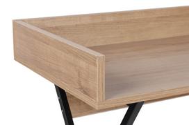 darbo azuolo stalas - Kalune Design Studijų stalas Miguel - 2 nuotrauka