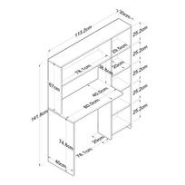 rasomieji stalai darbo stalai - Kalune Design Studijų stalas HA104 - 2025. - 11 nuotrauka