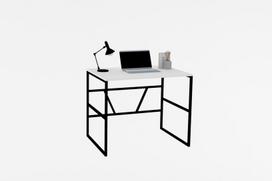 baltas stalas darbui - Kalune Design Studijų stalas Monea - Baltas - 2 nuotrauka