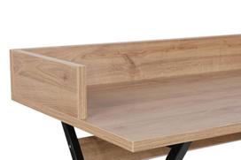 darbo azuolo stalas - Kalune Design Studijų stalas Monaco - 2 nuotrauka