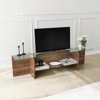 graikiniai riesutai - Kalune Design Televizoriaus staliukas Pabėgti - graikinis riešutas - 4 nuotrauka