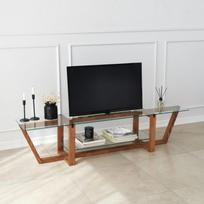 stovas televizoriaus - Kalune Design Televizoriaus staliukas Amalfi - graikinis riešutas - 5 nuotrauka