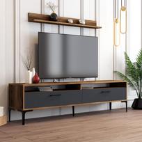 graikiniai riesutai - Kalune Design TV vienetas Stambulas - Walnut, antracitas - 3 nuotrauka
