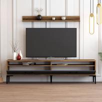 graikiniai riesutai - Kalune Design TV vienetas Stambulas - Walnut, antracitas - 4 nuotrauka