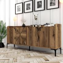 tv komoda 180 - Kalune Design Konsolė Venedik - Walnut. - 3 nuotrauka