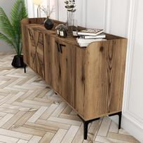 tv komoda 180 - Kalune Design Konsolė Venedik - Walnut. - 5 nuotrauka