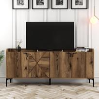 tv komoda 180 - Kalune Design Konsolė Venedik - Walnut. - 6 nuotrauka