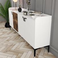 tv komoda 180 - Kalune Design Konsolė Venedik - balta - 5 nuotrauka