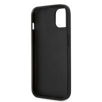 iphone 15 plus case guess - Guess "PC/ TPU Glitter Flakes Metal Logo Case iPhone 14 Plus" Black - 2 nuotrauka