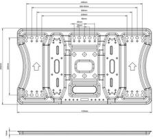 vesa 400x400 - MB SLIM TILT&TURN HD 52KG MAX.400X400 - 14 nuotrauka