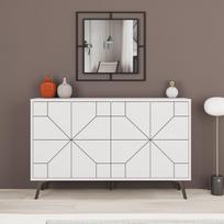 tv komoda - Kalune Design Konsolė Kopas - balta - 5 nuotrauka