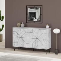 tv komoda - Kalune Design Konsolė Kopas - Carrara - 3 nuotrauka