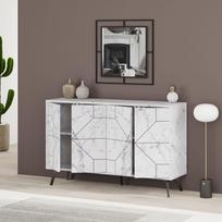 tv komoda - Kalune Design Konsolė Kopas - Carrara - 4 nuotrauka