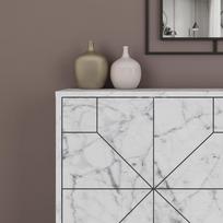 tv komoda - Kalune Design Konsolė Kopas - Carrara - 6 nuotrauka