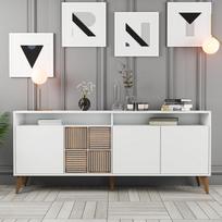 tv komoda 180 - Kalune Design Konsolė Milanas - balta - 2 nuotrauka