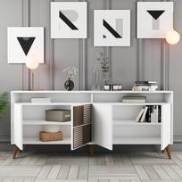 tv komoda 180 - Kalune Design Konsolė Milanas - balta - 4 nuotrauka