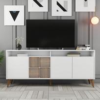 tv komoda 180 - Kalune Design Konsolė Milanas - balta - 6 nuotrauka