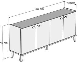 tv komoda - Kalune Design Konsolė Sumer H3030 - 6 nuotrauka