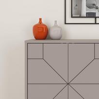tv komoda - Kalune Design Konsolė Kopas - šviesi mocha - 5 nuotrauka