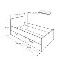 kalune design love - Kalune Design Viena lovų lovelė KRY-792-SD-2 - 7 nuotrauka