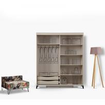 spintos drabuzines - Kalune Design Drabužinė Pasific Home Fuga - 170 Meşe Dolap - 2 nuotrauka