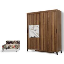 drabuzine - Kalune Design Drabužinė Pasific Home Fuga - 170 Ceviz Dolap - 5 nuotrauka