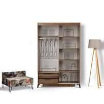 drabuzine - Kalune Design Drabužinė Pasific Home Fuga - 140 Ceviz Dolap - 2 nuotrauka