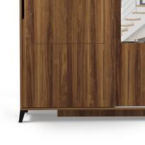 drabuzine - Kalune Design Drabužinė Pasific Home Fuga - 140 Ceviz Dolap - 4 nuotrauka