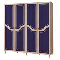 Spinta Kalune Design Wardrobe 863 (II), 180 cm, ąžuolo spalvos/tamsiai mėlyna