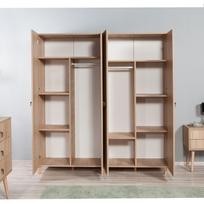 tamsios spintos - Spinta Kalune Design Wardrobe 863 (II), 180 cm, ąžuolo spalvos/tamsiai mėlyna - 7 nuotrauka