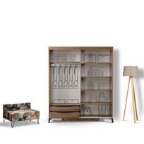 spintos drabuzines - Kalune Design Drabužinė Pasific Home Fuga - 190 Ceviz Dolap - 2 nuotrauka