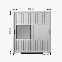 spintos drabuzines - Kalune Design Drabužinė Pasific Home Fuga - 190 Ceviz Dolap - 7 nuotrauka