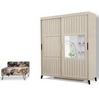 drabuzine - Kalune Design Drabužinė Pasific Home Fuga - 160 Meşe Dolap - 5 nuotrauka