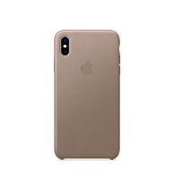 iPhone XS Max Leather Case - Taupe