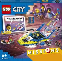LEGO City Missions Vandens policijos detektyvų misijos 60355