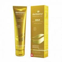dentissimo -  DENTISSIMO ADVANCED WHITENING GOLD, dantų pasta, 75 ml - 1 nuotrauka