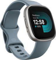 fitbit versa 4 - Fitbit Versa 4, Waterfall Blue/Platinum - 2 nuotrauka