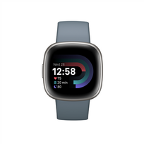 fitbit versa 4 - Fitbit Versa 4, Waterfall Blue/Platinum - 8 nuotrauka